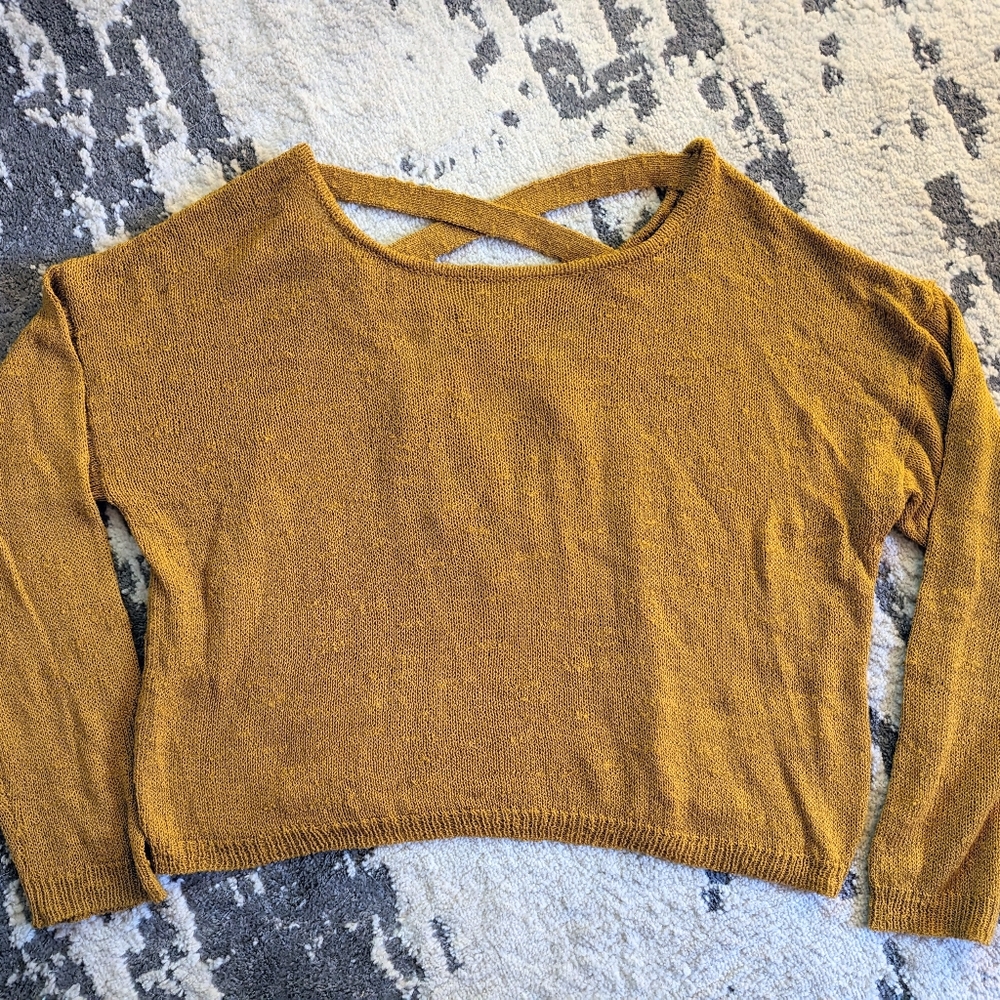 Forever 21 open back sweater